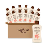 Hawaiian Tropic front packaging showing SPF 30 and 2oz benefits