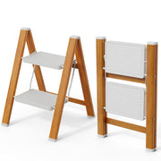 HBTower front view showing two-step ladder and stable frame benefit
