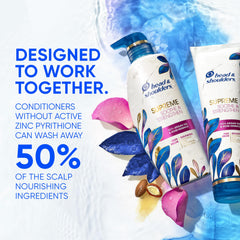 Head & Shoulders detalle de la etiqueta indicando 1% piritiona de zinc