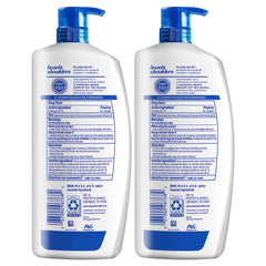 Head & Shoulders etiqueta con ingredientes y beneficios visibles para el comprador