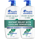Head & Shoulders frente del pack 2 en 1 con eucalipto mostrando envase y beneficio anti‑caspa