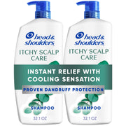 Head & Shoulders frente del pack 2 en 1 con eucalipto mostrando envase y beneficio anti‑caspa