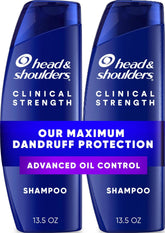 Head & Shoulders vista frontal del twin pack para control de aceite
