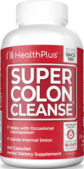 Health Plus bote frontal mostrando el envase y la cantidad para claridad