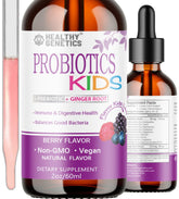 Healthy Genetics frasco ámbar frontal mostrando etiqueta y protección