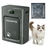 HEAPETS P358 front view showing sleek purifier and benefit of compact footprint