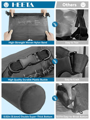 HEETA waterproof phone case inside bag showing touchscreen use benefit