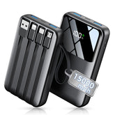 HELLEE front view showing compact power bank and clear branding for portability benefit