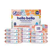 Hello Bello paquete frontal Flower Pop que muestra cantidad y diseño, conveniencia familiar