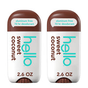 hello envase frontal Sweet Coconut mostrando diseño y beneficio fresco