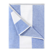HENBAY toalla frontal rayas azules, amplia y estilosa