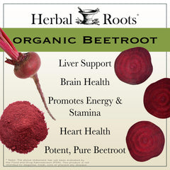 Herbal Roots cápsula en mano para comparar tamaño y dosificación