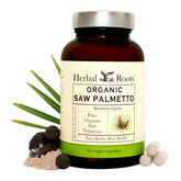 Herbal Roots front label showing organic certification and clean formula benefits
