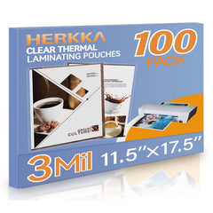 HERKKA vista frontal del empaque con 100 fundas, protección económica