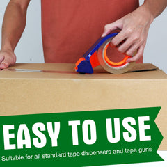 HERKKA en uso con dispensador para embalaje rápido y eficiente
