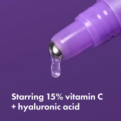 HERO COSMETICS textura transparente del sérum, hidratación sin residuo visible