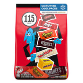 HERSHEY'S frente de la bolsa surtida mostrando variedad y conveniencia