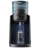 HEYVALUE front view showing compact black warmer and countertop convenience