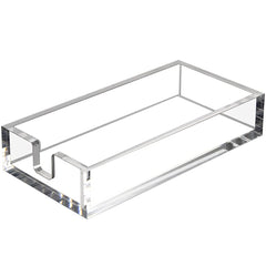 HIIMIEI portarrollos frontal transparente mostrando servilletas ordenadas
