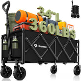 HIKEMOON wagon front view showing spacious cargo and easy access benefit