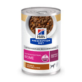 Hill's Prescription Diet front can showing product and clear labeling benefit digestive support