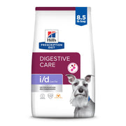 Hill's PRESCRIPTION DIET bolsa frontal mostrando el producto y beneficio digestivo