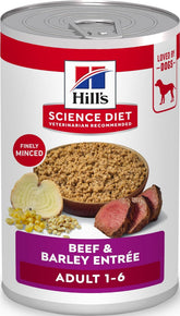 Hill's Science Diet lata al frente mostrando el diseño y confianza de marca
