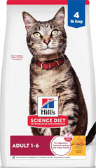 Hill's Science Diet frente del paquete mostrando fórmula Adult 1-6 y beneficio nutricional