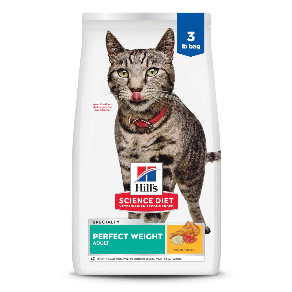 Hill's Science Diet front packaging showing weight management benefits
