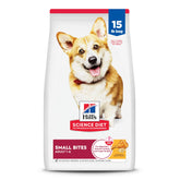 Hill's Science Diet front packaging showing small bites and benefits