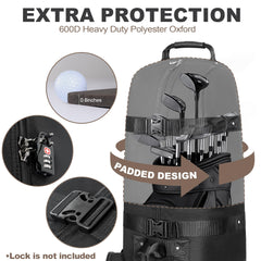 Himal Outdoors top handle and nylon hook-and-loop strap for fast carrying