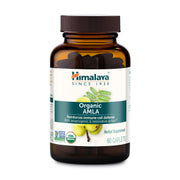 Himalaya frasco frontal mostrando 60 caplets y sello USDA Organic ventaja práctico