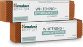 Himalaya frente del pack de dos tubos mostrando embalaje y beneficio blanqueante