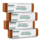 Himalaya front packaging showing mint toothpaste and bright branding benefit: clear product identity
