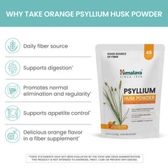 Himalaya cucharada de psyllium mostrando la porción recomendada