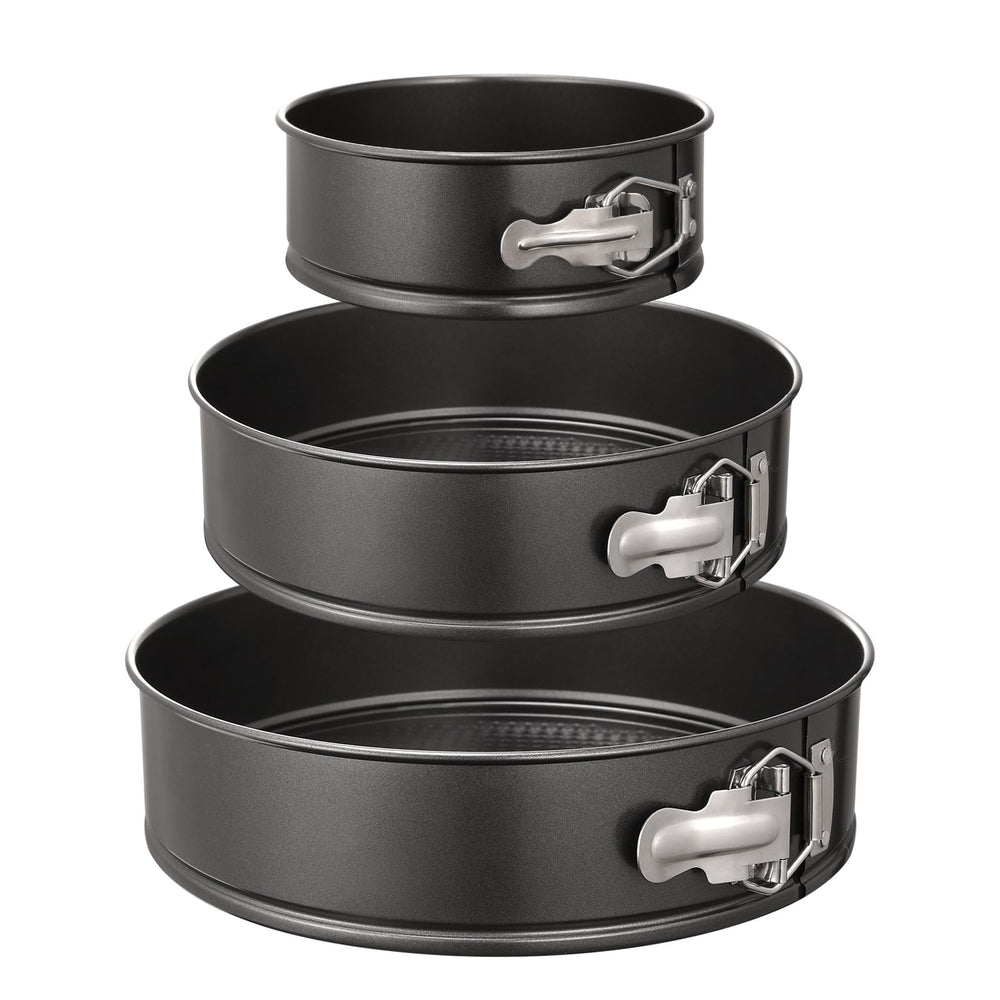 HIWARE molde desmontable frontal mostrando el aro y base, facilita desmoldar cakes