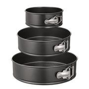 HIWARE molde desmontable frontal mostrando el aro y base, facilita desmoldar cakes