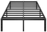 HLIPHA front view of full-size bed frame showing modern profile and stability