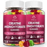 HMone frasco frontal de gomitas de creatina Creapure, almacenamiento práctico
