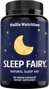 Hollis Nutrition frasco frontal con etiqueta clara y beneficios principales