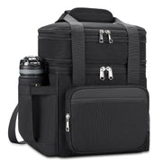 holuxer vista frontal de la bolsa doble con aspecto urbano y elegante