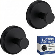 HOME SO front packaging showing 4 black suction cup hooks and benefits