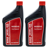 Honda aceite 10W30 pack frontal mostrando envase genuino y fácil identificación