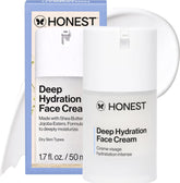 Honest Beauty envase frontal mostrando diseño y beneficios hidratantes