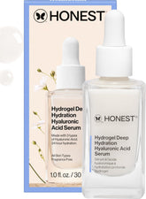 Honest Beauty envase frontal del serum mostrando diseño y volumen práctico