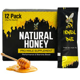 Honey Bae front packaging showing 12 sachets and clear branding for quick selection