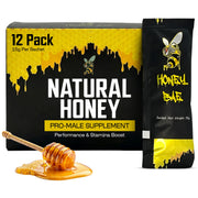 Honey Bae front packaging showing 12 sachets and clear branding for quick selection