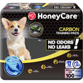 HONEY CARE imagen frontal del empaque que muestra 100 unidades y ventaja ahorro