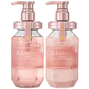&Honey set frontal con envases visible, presentación profesional y beneficio hidratante