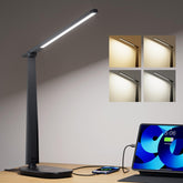 Honeywell desk lamp front view showing sleek profile and steady illumination benefit